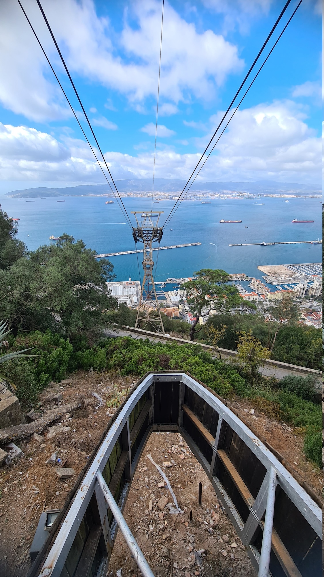 Gipfelstation der Seilbahn